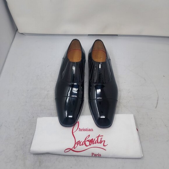 Christian Louboutin Greg on MENS Flat Patent Leather Shoe main image 9